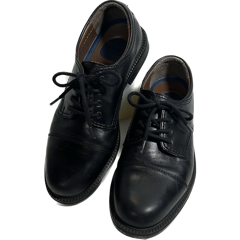 Men Dockers Gordan 90-2214 Black Cap Toe Lace-Up Oxford Black Shoes Size 8M